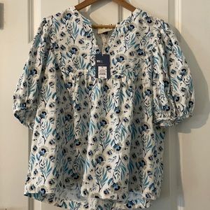 Universal Thread floral baby doll blouse XL